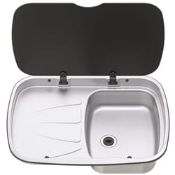 Evier couvercle Argent Sink Version gauche Thetford