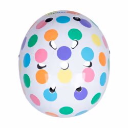 Kiddimoto PASTEL DOTTY KIDS CYCLING HELMET Multicolore