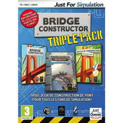 Just for Games Bridge Constructor Triple Pack Standard Allemand, Anglais, Chinois simplifié, Coréen, Espagnol, Français, Italien, Japonais, Portugais, Russe, Turc PC