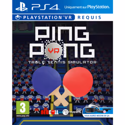 Merge Games Ping Pong Table Tennis Simulator, PlayStation 4, Casque de réalité virtuelle (VR) nécessaire
