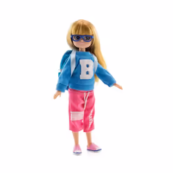 Lottie Dolls Cool 4 School, Poupée mannequin, Femelle, 3 an(s), Fille, Bleu, Rose