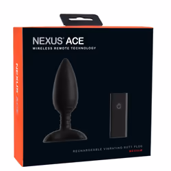 Nexus Ace Medium Vibreur anal Noir Silicium 1 pièce(s)