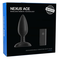 Nexus Ace Large Vibreur anal Noir Silicium 1 pièce(s)