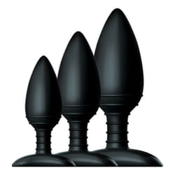 Nexus Trio Plug anal Noir Silicium 3 pièce(s)