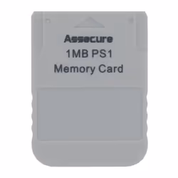 ZedLabz 400056, Carte d'extension de stockage, PlayStation 1, Gris, Sony PS1 Sony PS2, 13 g, 0,001 Go