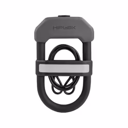 Hiplok DXC, Verrou en U, Noir, Gris, Acier, 8,5 cm, Clé, 150 mm