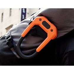 Hiplok DX Noir, Orange Verrou en U