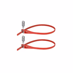 Hiplok Z Lok, Collier de serrage, Rouge, Plastique, Clé, 400 mm