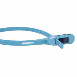 Hiplok Z Lok Combo, Collier de serrage, Bleu, Plastique, 430 mm