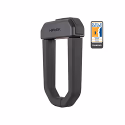 Hiplok D1000, Verrou en U, Noir, Acier, Acier, 2 cm, Clé