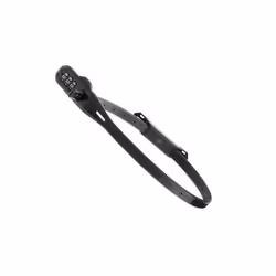 Sangle de sécurité multifonctionnelle - Hiplok - Z LOK COMBO V2 - Acier inoxydable - Noir - 45 cm