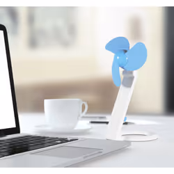 Thumbs Up 0001219 gadget USB Bleu clair, Blanc Ventilateur