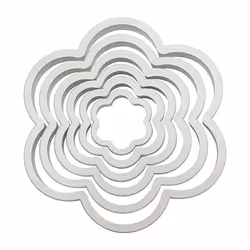 PME Classic Shapes Cutters, Blanc, ABS, 66 mm, 15 mm, 215 mm, 20 g