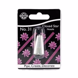PME JEM Twist Twist Nozzle, Douilles pâtisserie, Poche à douille pâtisserie, Acier inoxydable, Acier inoxydable, 9,2 mm, 18 m ...