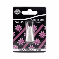 PME JEM Nozzle, Douilles pâtisserie, Poche à douille pâtisserie, Acier inoxydable, Acier inoxydable, 9 mm, 18 mm