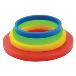 PME Large Rolling Pin Guide Rings Silicone Surface lisse 44 mm