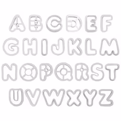 PME Alphabet Cutters Blanc