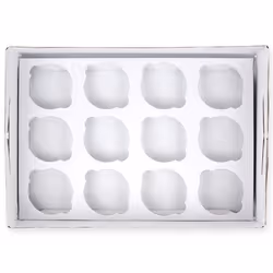 PME Cupcake box boîte de rangement pour gâteau Rectangulaire Carton Blanc