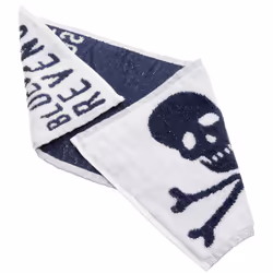 The Bluebeards Revenge BBRSHVTOWEL serviette à main Noir, Blanc 25 x 50 cm