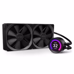NZXT Kraken Z63, Refroidisseur de liquide tout-en-un, 98,17 cfm, Noir