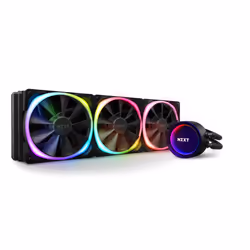 NZXT RL-KRX73-R1, Refroidisseur de liquide tout-en-un, 12 cm, 52,44 cfm, Noir
