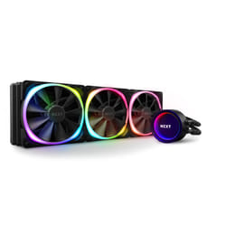 NZXT RL-KRX73-R1 système de refroidissement d’ordinateur Processeur Refroidisseur de liquide tout-en-un 12 cm Noir
