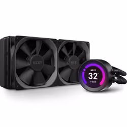 NZXT RL-KRZ53-01, Refroidisseur de liquide tout-en-un, 12 cm, 73,11 cfm, Noir
