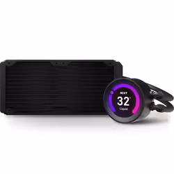 NZXT RL-KRZ53-01 système de refroidissement d’ordinateur Processeur Refroidisseur de liquide tout-en-un 12 cm Noir