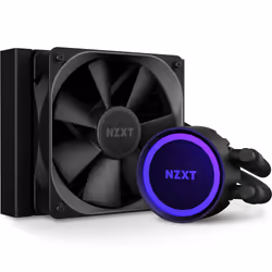 NZXT Kraken 120, Refroidisseur de liquide tout-en-un, 12 cm, 73,11 cfm, Noir