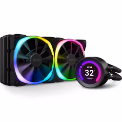 NZXT Kraken Z53 RGB, Refroidisseur de liquide tout-en-un, 12 cm, 52,44 cfm, Noir