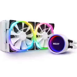 NZXT Kraken X53 RGB, Refroidisseur de liquide tout-en-un, 12 cm, 52,44 cfm, Blanc