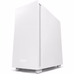 NZXT H7, Midi Tower, PC, Blanc, ATX, EATX, micro ATX, Mini-ATX, SGCC, Acier, Verre trempé, Jouer