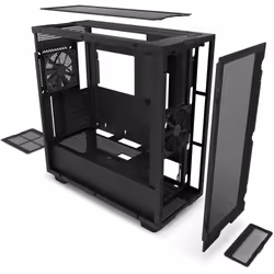 NZXT H7 Flow Midi Tower Noir - Vue supplémentaire 4