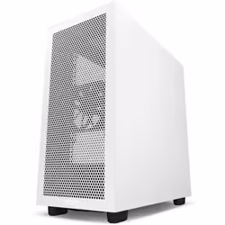 NZXT H7 Flow, Midi Tower, PC, Noir, Blanc, ATX, EATX, micro ATX, Mini-ITX, Acier galvanisé, Verre trempé, Jouer