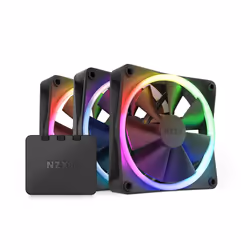 NZXT F120 RGB Triple Pack, Ventilateur, 12 cm, 500 tr/min, 1800 tr/min, 27,5 dB, 50,18 cfm