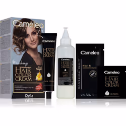Qui dit cheveux colorés ne dit pas forcément cheveux abîmés. La coloration permanente Delia Cosmetics Cameleo Omega en est la ...