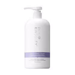 Philip Kingsley Pure Blonde/Silver, 1000 ml, Shampoing, Femmes, Cheveux colorés, Blond, Blanc, Anti-jaunissement, Brillant