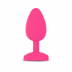 Gvibe Gplug Bioskin - Sweet Raspberry, Plug anal, Rose, Silicium, 1 pièce(s), 3,9 cm, 105 mm