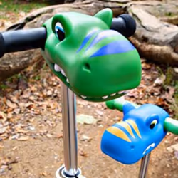 Scootaheadz Danny Dino Décoration guidon Vert - Vue supplémentaire 4