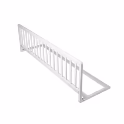 Barrière de Lit en Bois Extra Large - Safetots - Blanc - Pour Enfant - Réglable - 14m x 38cm