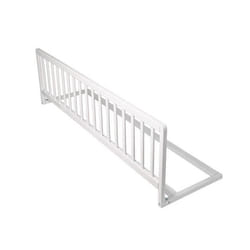 Barrière de Lit en Bois Extra Large - Safetots - Blanc - Pour Enfant - Réglable - 14m x 38cm
