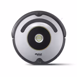 iRobot Roomba 615, Sans sac, Noir, Argent, Rond, 0,6 L, 59,4 dB, Hybrides nickel-métal (NiMH)