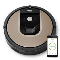 iRobot Roomba 966 robot aspirateur 0,6 L Sans sac Noir, Argent