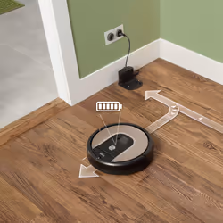 iRobot Roomba 966 robot aspirateur 0,6 L Sans sac Noir, Argent