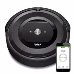 iRobot Roomba e5, Sans sac, Charbon de bois, Rond, 0,6 L, Tapis, Sol dur, Laminé, Carrelage, 2 cm