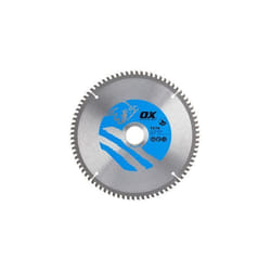 Lame scie circulaire pour alu - plastique - stratifié Finition D. 216 x Al. 30 mm 80 dents TCG - OXTCTA2163080 - OX