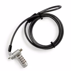 Techair TALUC07 câble antivol Noir, Argent 2 m
