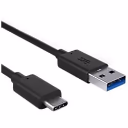 Microsoft CA-232CD, USB A, USB C, Mâle/Mâle, Noir