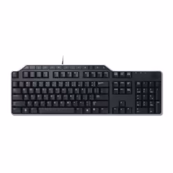 DELL KB522, Taille réelle (100 %), USB, Clavier à membrane, QWERTY, Noir