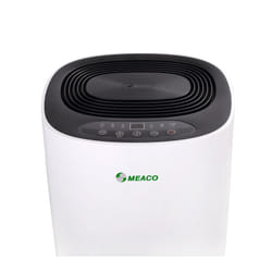Meaco MEA12LABCBK déshumidificateur 2,6 L 40 dB 165 W Noir, Blanc
